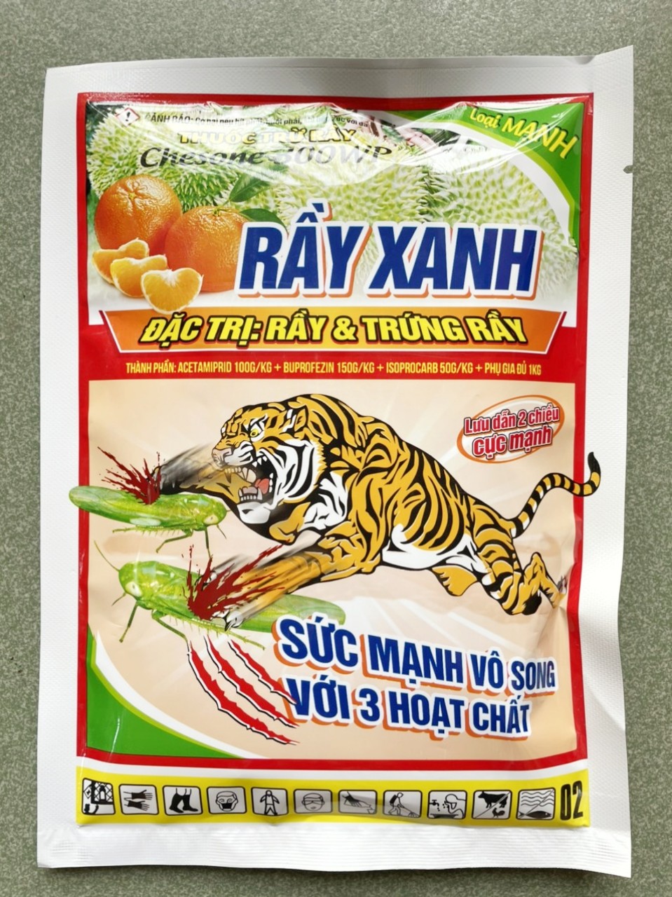 Rầy Xanh 100gr - Lưu dẫn 2 chiều với 3 hoạt chất mạnh trừ rầy và trứng rầy - trừ Rầy nâu - bọ trĩ - rầy xanh - rầy mè - rệp sáp