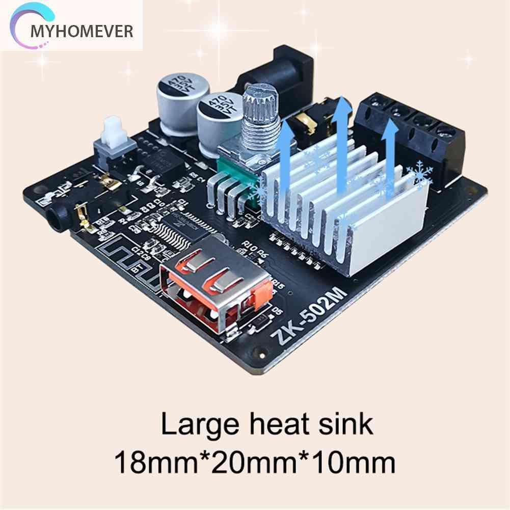 Bảng Mạch Khuếch Đại Âm Thanh ZK-502M Mini Bluetooth 5.0 50WX2