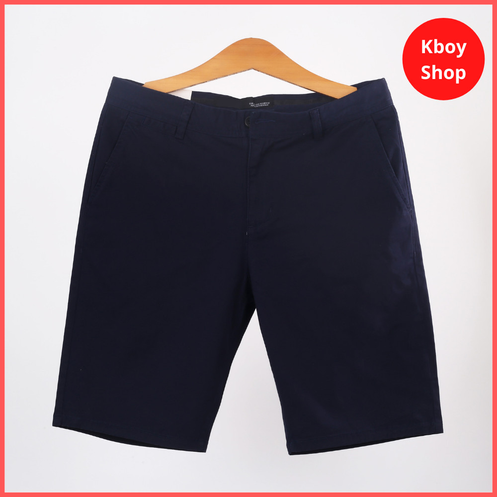 Quần short kaki nam trơn co giãn nhẹ, quần đùi kaki có bigsize, vải mềm mịn đẹp hợp dáng - Q01