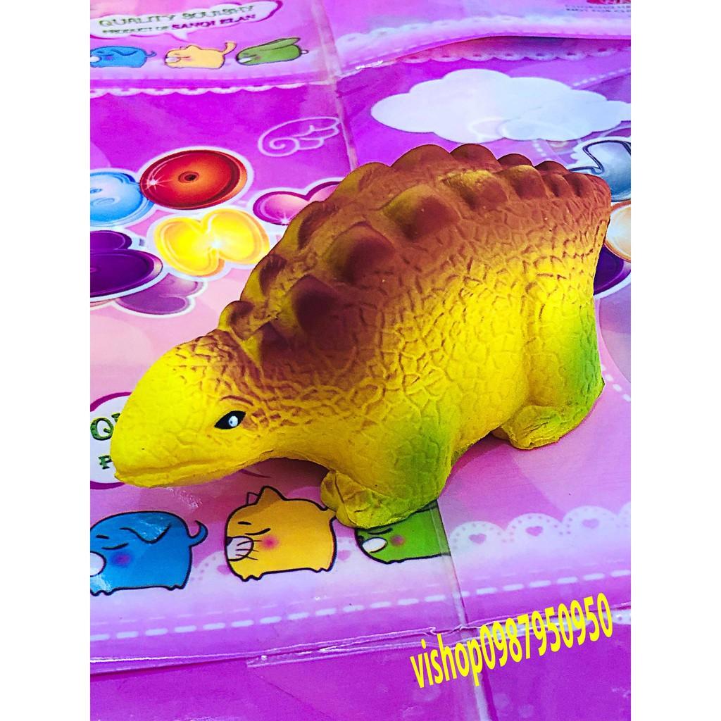 SQUISHY KHỦNG LONG VÀNG LƯNG CÓ GAI