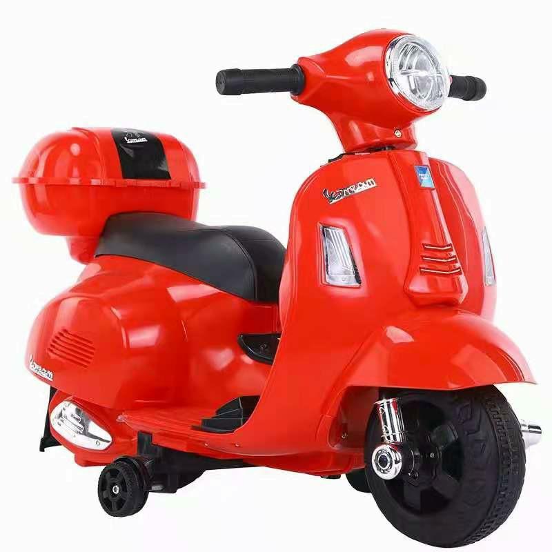 Xe máy điện trẻ em Q518 cao cấp kiểu dáng Vespa sang chảnh cho bé