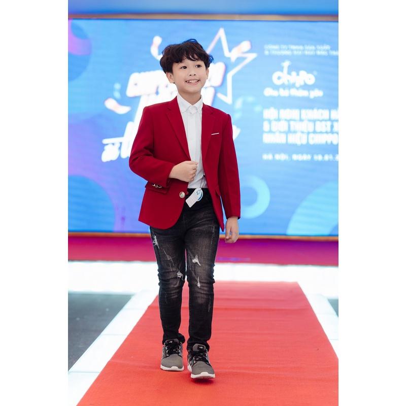 Áo vest cho bé trai hàng thương hiệu Chippo diện Tết với phong cách Hàn Quốc, cho bé bảnh bao ,đáng yêu size 12 13 14T