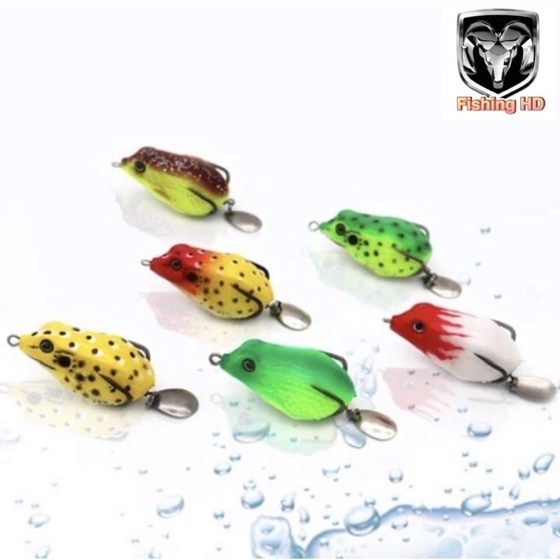 mồi nhái giả câu lure cá lóc - mồi nhái giả super frog đồ câu FISHING_HD