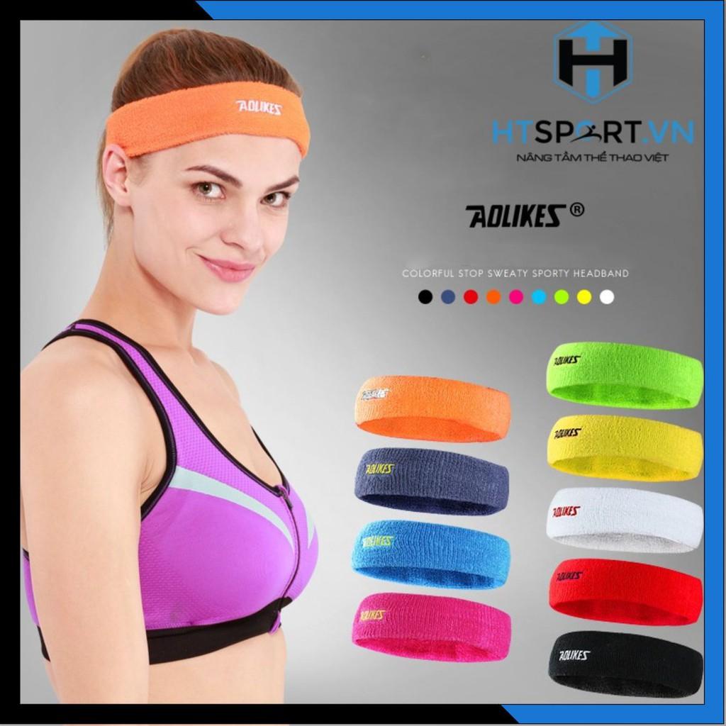 Băng Đô, Băng Trán Thể Thao Tập Gym Thể Hình Chạy Bộ Tennis Thấm Mồ Hôi Nam Nữ Headband Aolikes AL2108