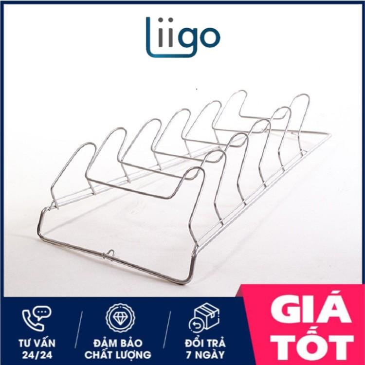 Giá treo để vung xoong nồi inox 7 tầng