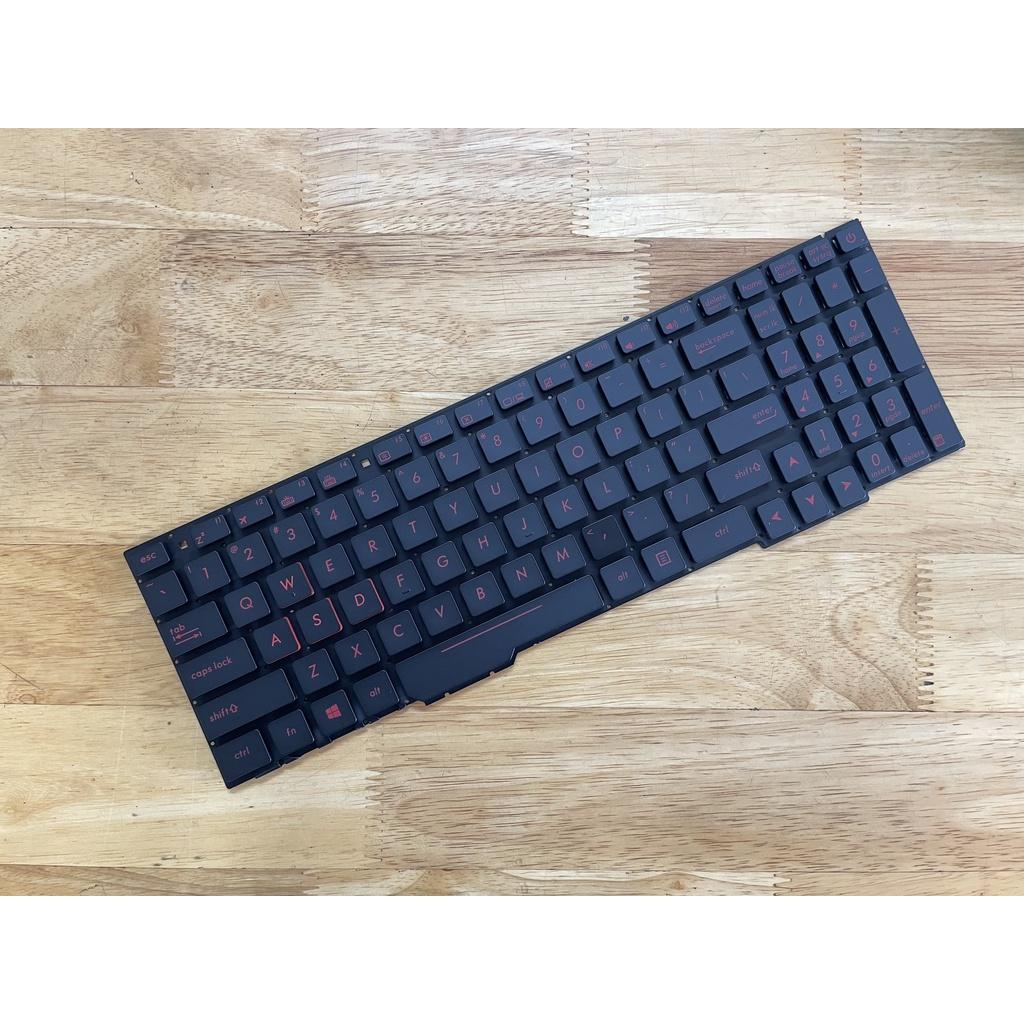 BÀN PHÍM MÁY TÍNH DÀNH CHO ASUS FZ53V FX53VD FX553VD FX753VD GL553 GL553V GL553VW TỐT CÓ ĐÈN ĐEN ĐỎ