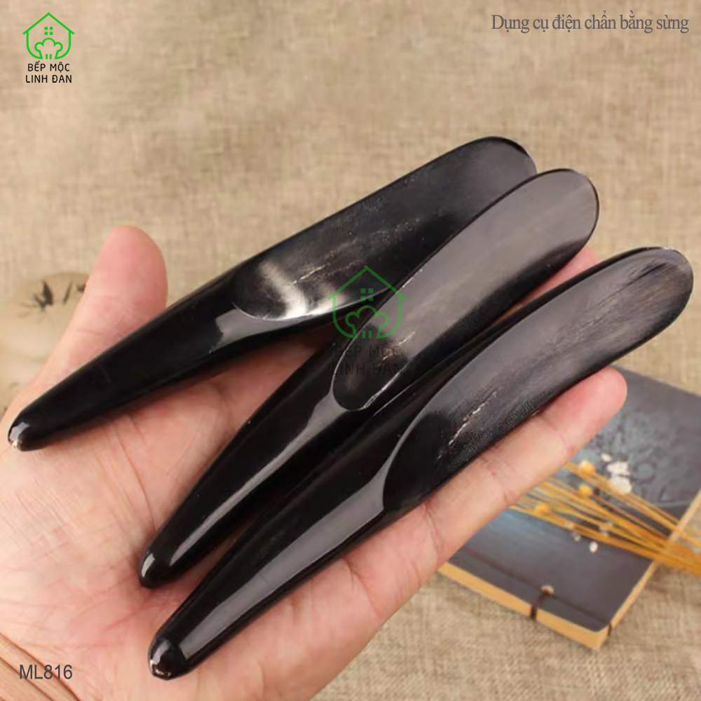 Dụng Cụ Điện Chẩn Bằng Sừng - Cạo Gió/ Mát Xa/ Day Ấn Huyệt [ML816