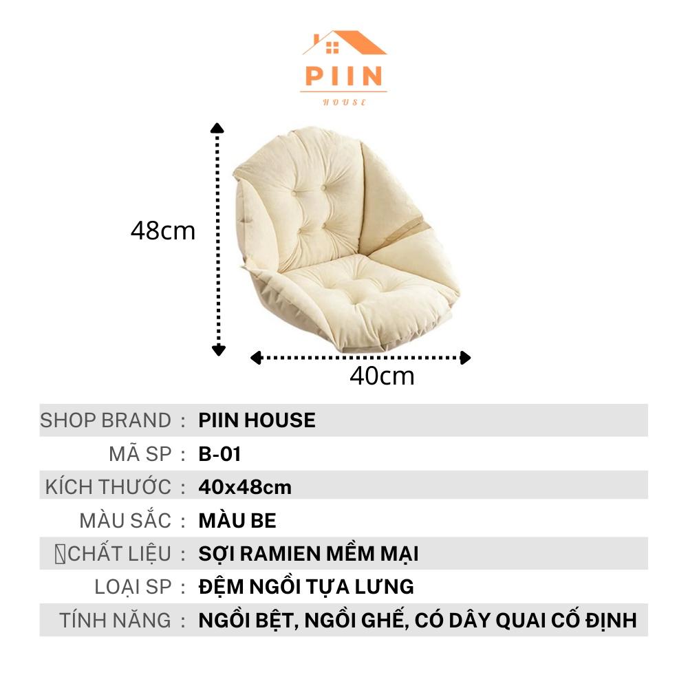 Ghế lười dựa tường tựa lưng, đệm văn phòng phong cách Hàn Quốc - PIIN HOUSE