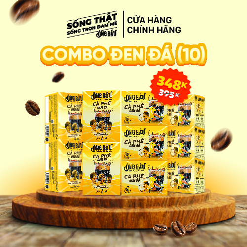 Combo 10 Hộp  - Cà Phê Đen Đá