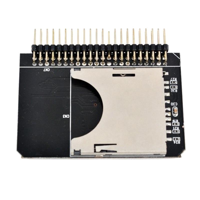 Thẻ SD đến bộ chuyển đổi IDE 2,5 inch, bộ chuyển đổi thẻ nhớ SDHC/SDXC sang máy tính xách tay HDD 44 PIN POR