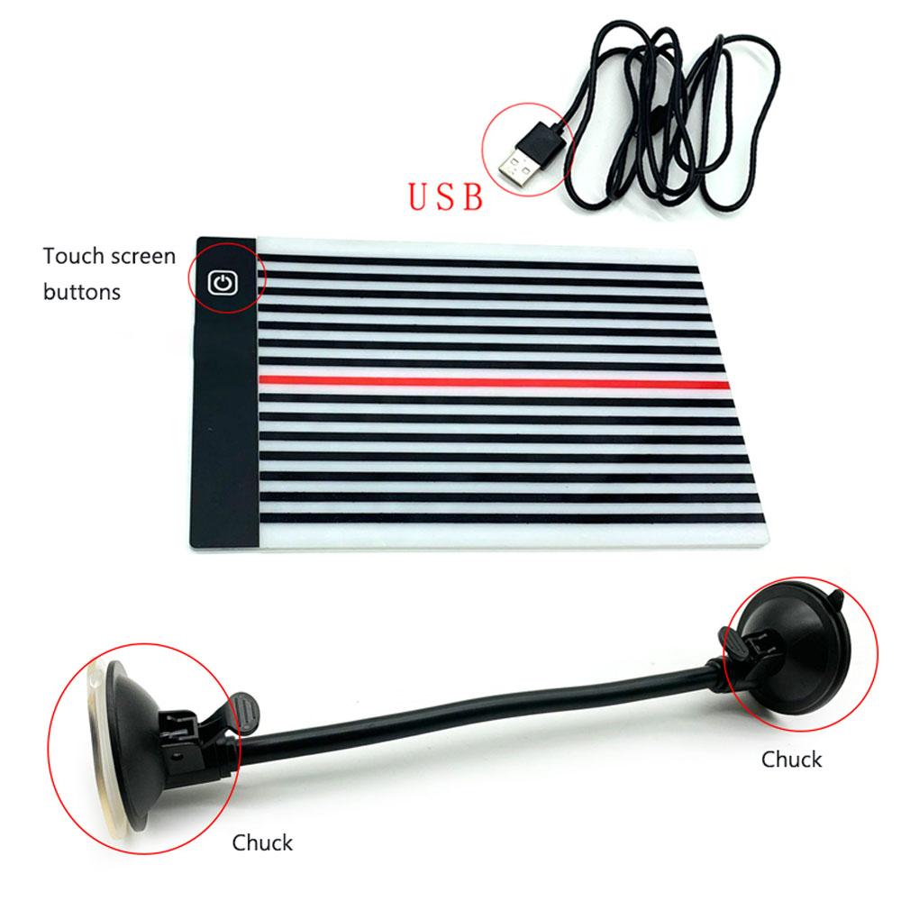 LED Reflector Line Board Light Paintless Dent Finder Lamp Car Repairing Accessory Dent Detector for Car Body