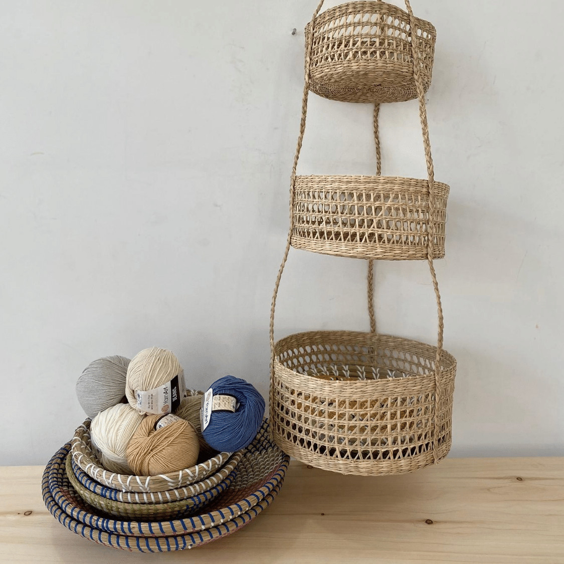 Set Giỏ Cây 3 Tầng