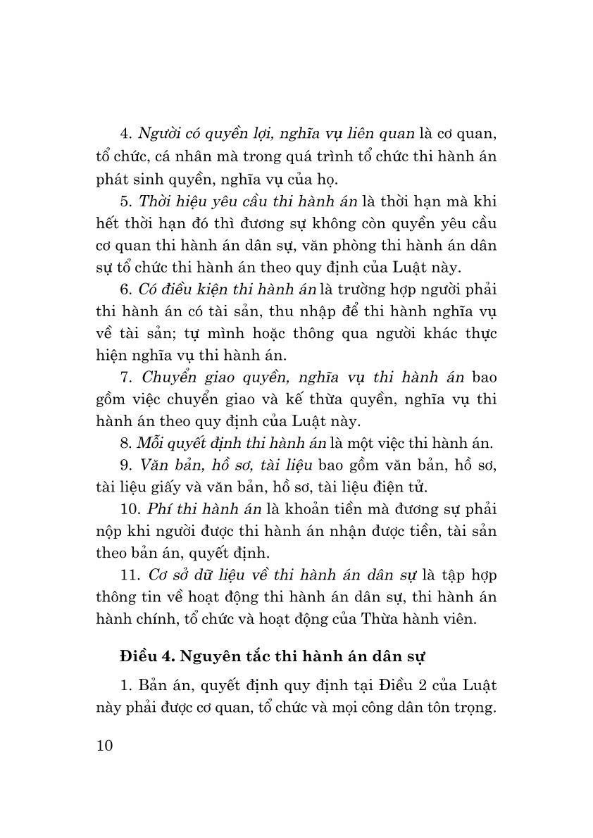 Luật Thi hành án dân sự năm 2025