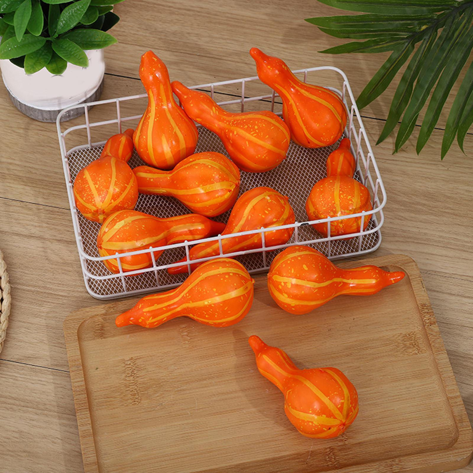 Fake Pumpkins Model Photography Props for Christmas Baby Shower Kitchen