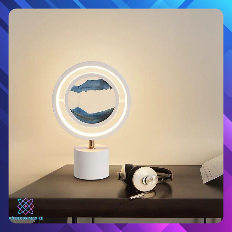 Tranh Cát Chuyển Động 3D Kèm Led Làm Quà Tặng, Trang Trí Có Thể Điều Chỉnh 2 Màu Ánh Sáng Và Độ Sáng Độ Tối