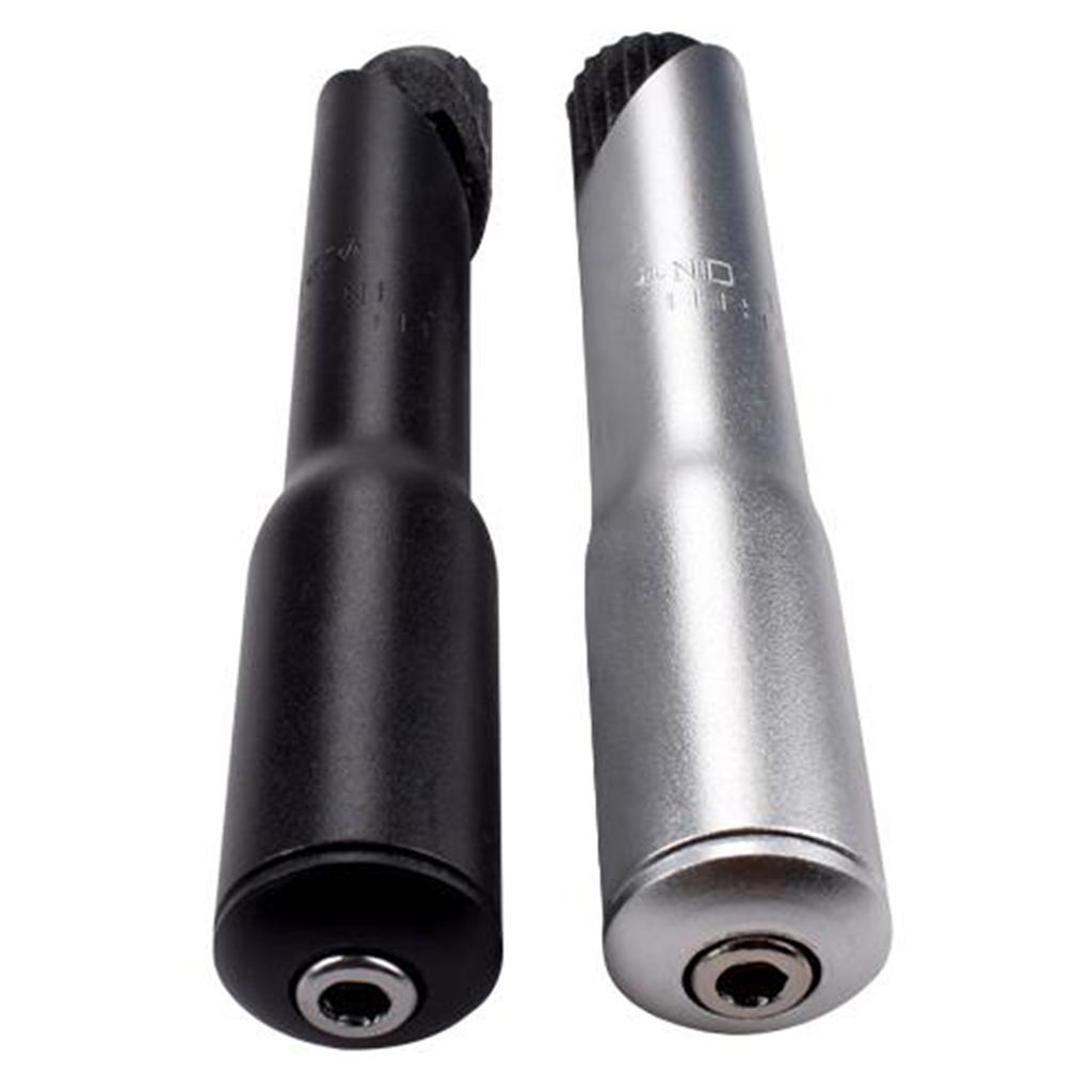 2x Road Bike Quill Handlebar Stem Adapter 22.2 Mm 25.4 Mm Stem Riser Extender - Black 25.4 Mm