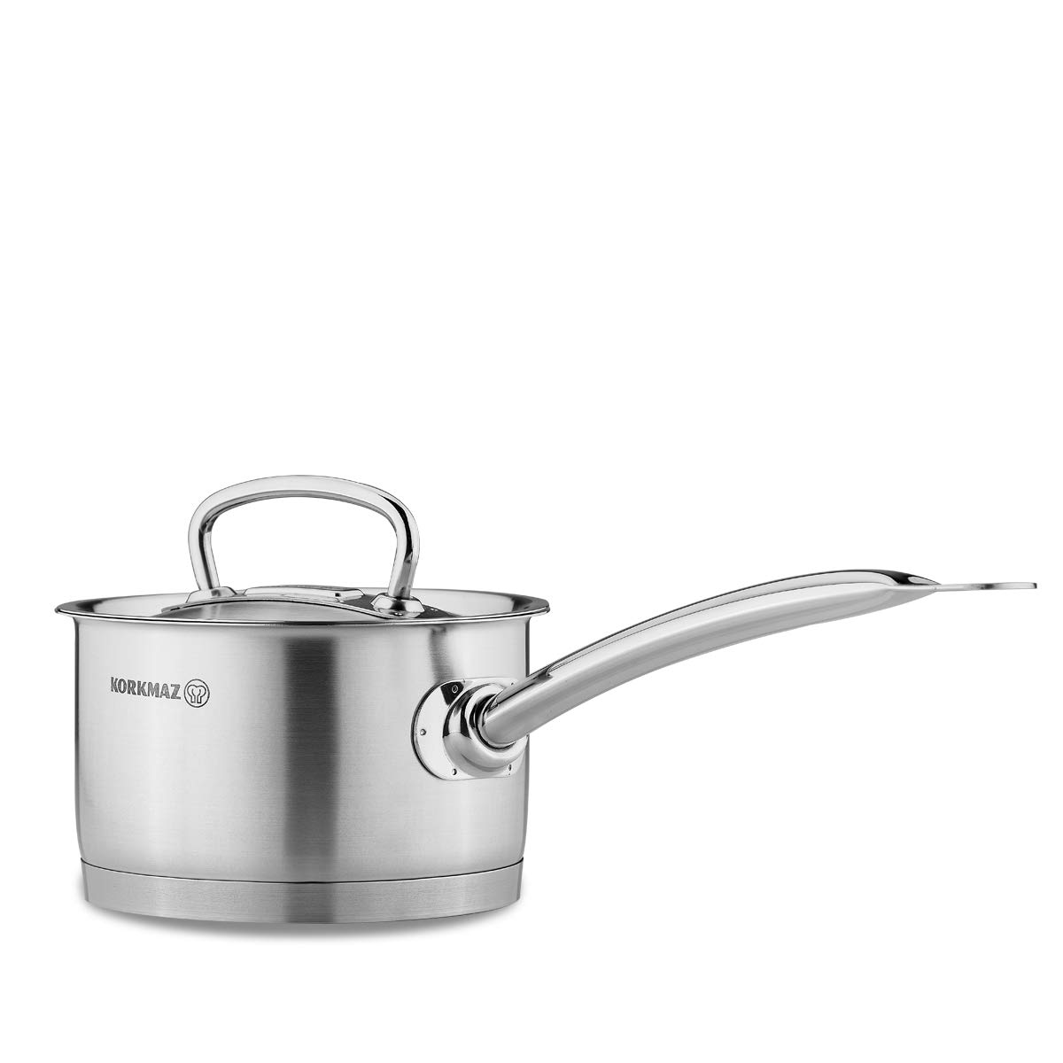 Quánh Inox Đáy Từ 2 Lít Nắp Inox Korkmaz Proline