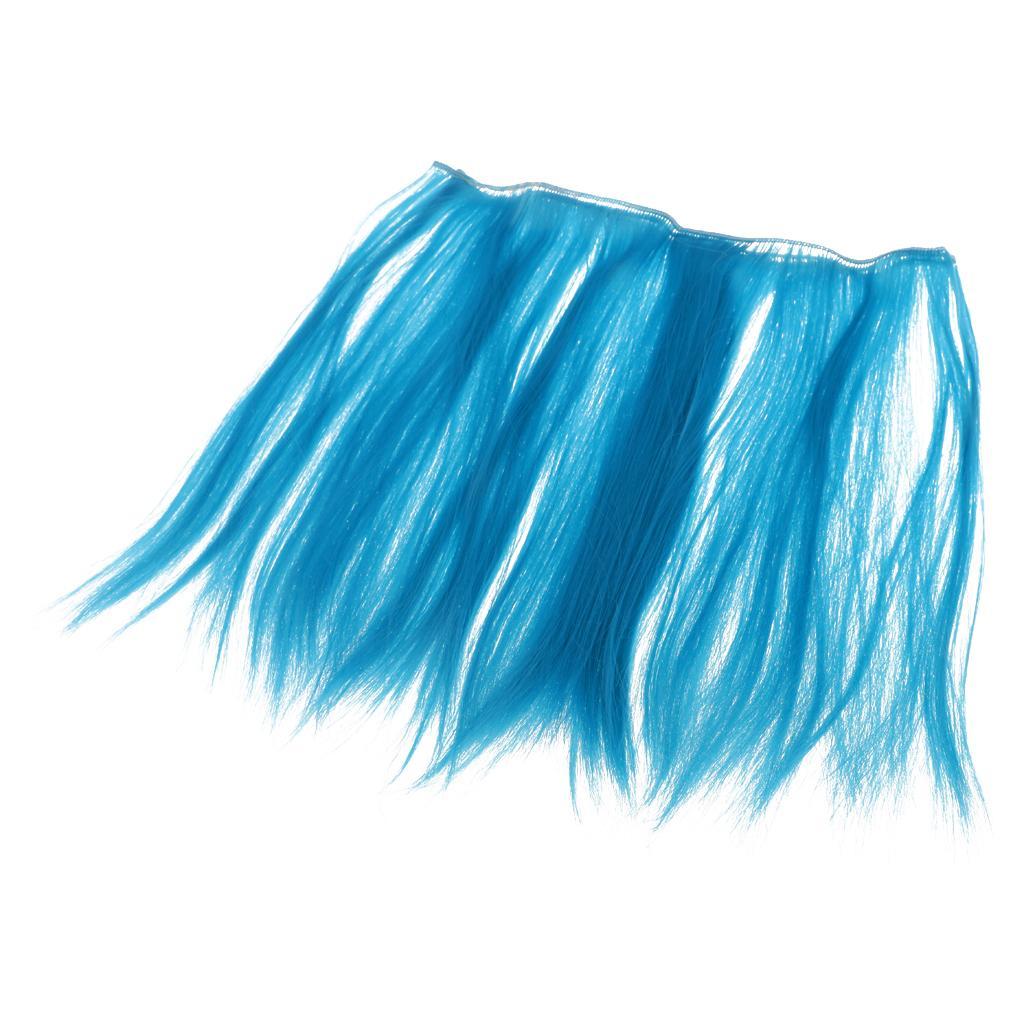 2 Pieces Doll DIY Hair Bulk Wigs For Doll Hairpiece Making