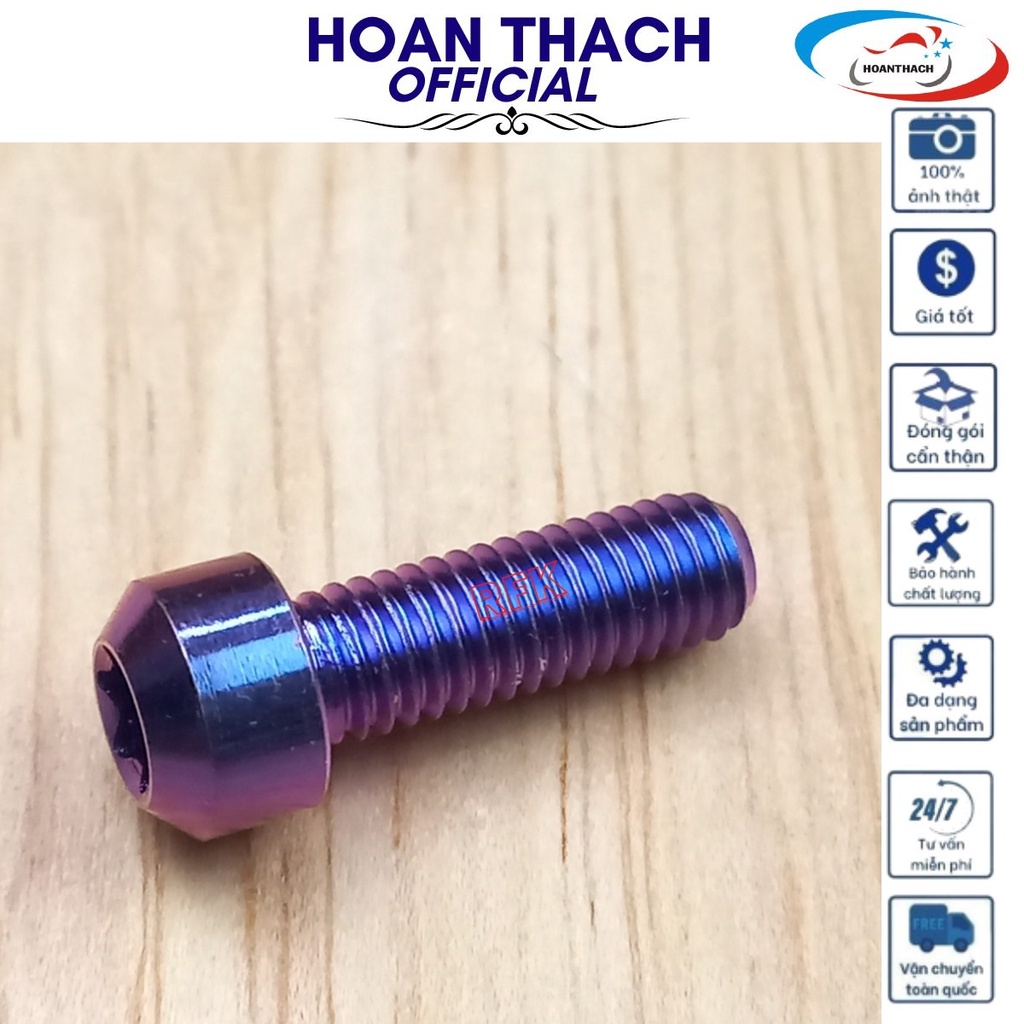 Ốc Trụ 5L15 Tím gắn cho nhiều dòng xe máy SP017529 (giá 1 con)