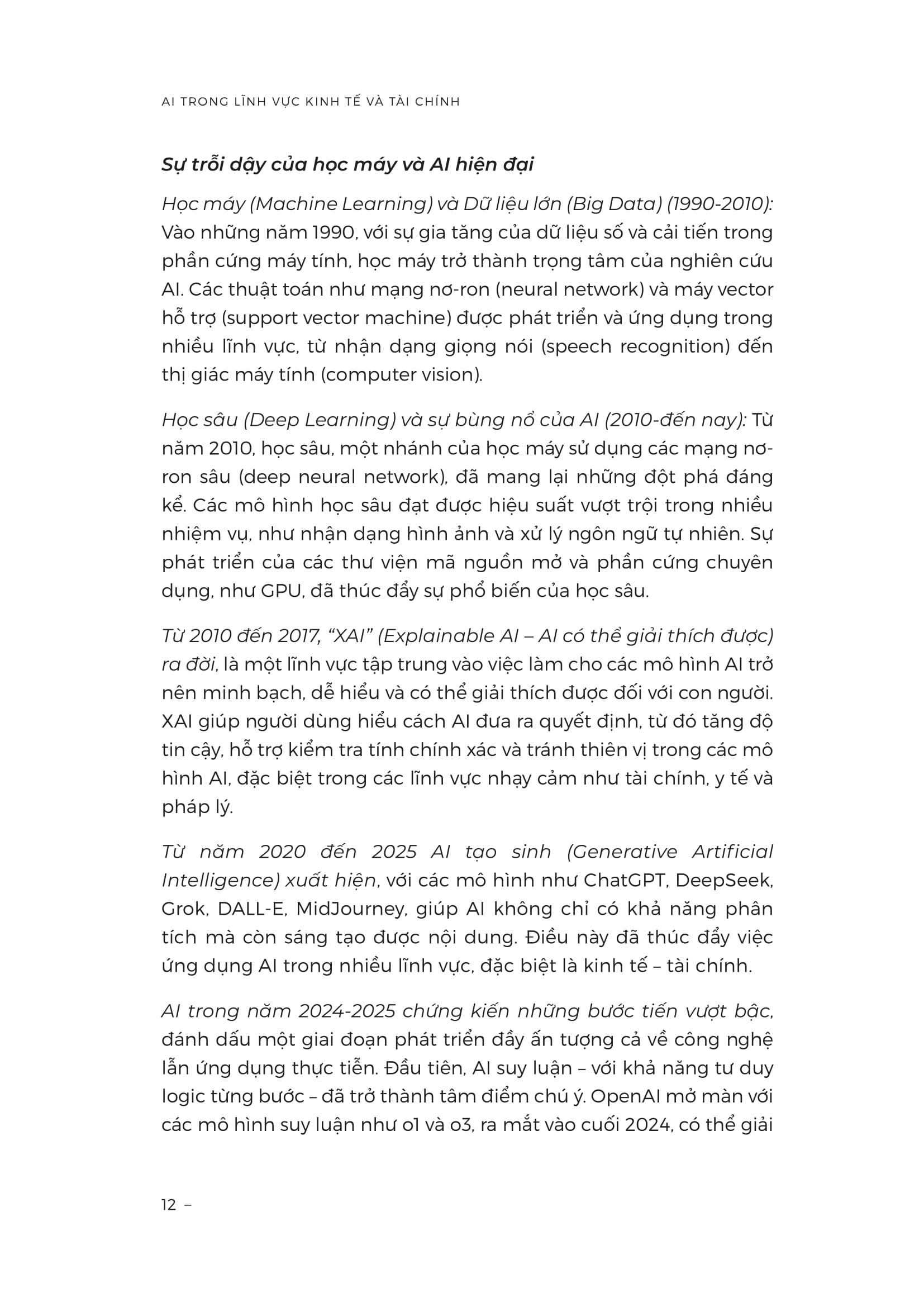 Sách - AI Trong Lĩnh Vực Kinh Tế Và Tài Chính