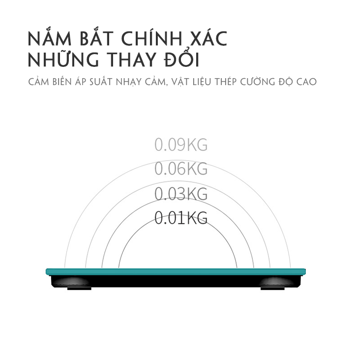 Cân điện Đo Chỉ Số Sức Khỏe tử thông minh kết nối Bluetooth, Chăm Xóc Gia Đình Bạn