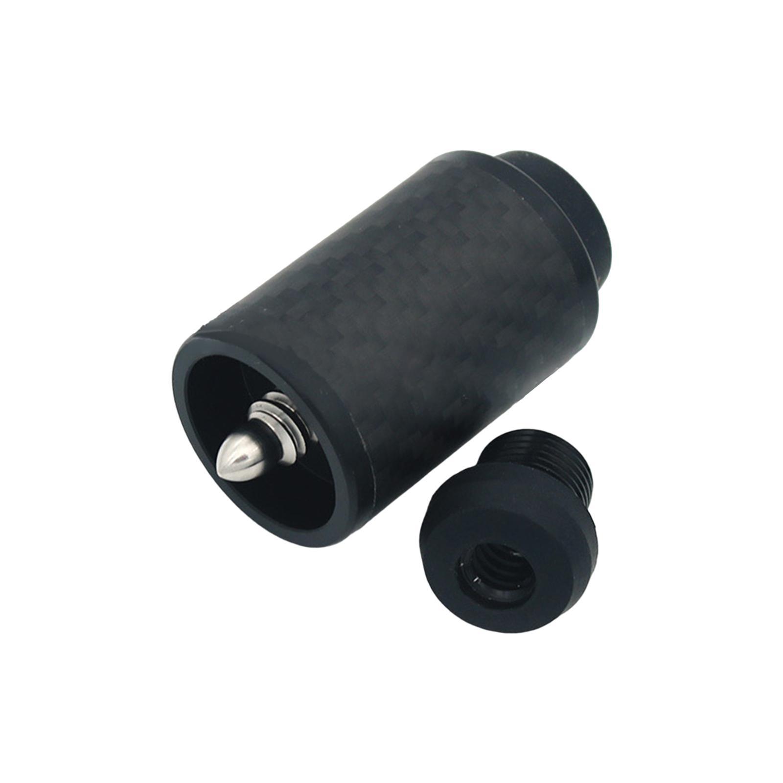 Billiards Pool Cue Extension Snooker Pool Cue Extension Portable Cue End Lengthener Carbon Fiber Cue Extension for Snooker Athlete Beginners