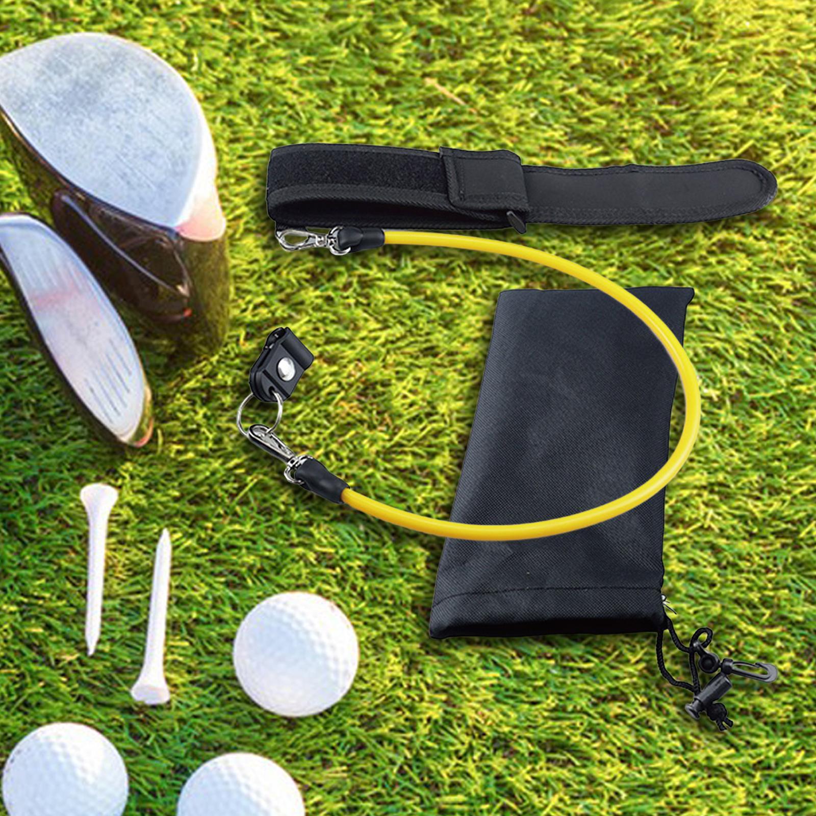 Golf Swing Tension Belt Elastic Cord and Arm Strap for Woman Men Training Tool Comfortable to Wear