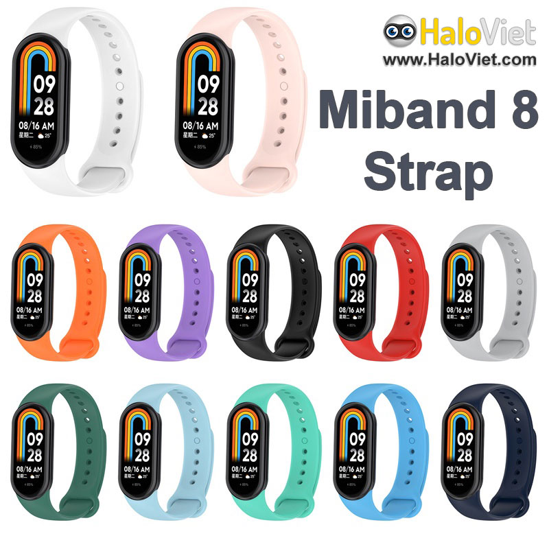 Dây đeo TPU dẻo cho vòng đeo tay thông minh Xiaomi Miband 8 / Mi Band 8 siêu bền