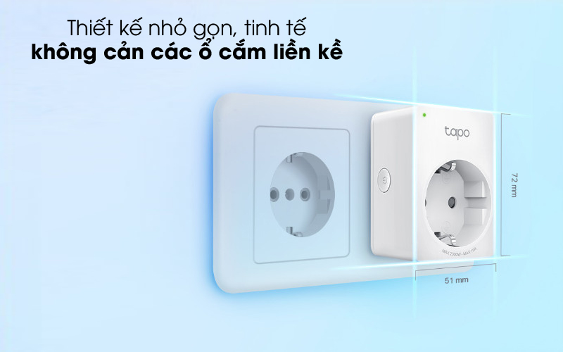 Ổ Cắm Điện Wifi Thông Minh TP-Link Tapo P100 - Hàng Chính Hãng