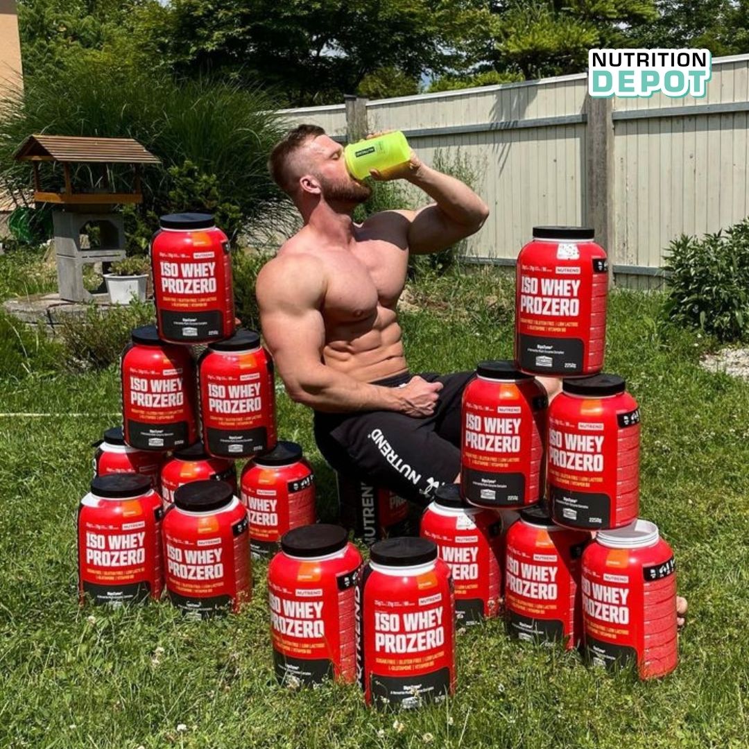Whey Isolate cao cấp bổ sung đạm protein - Nutrend Whey Protein Isolate Iso Prozero Hộp 2250g - Nutrition Depot Vietnam