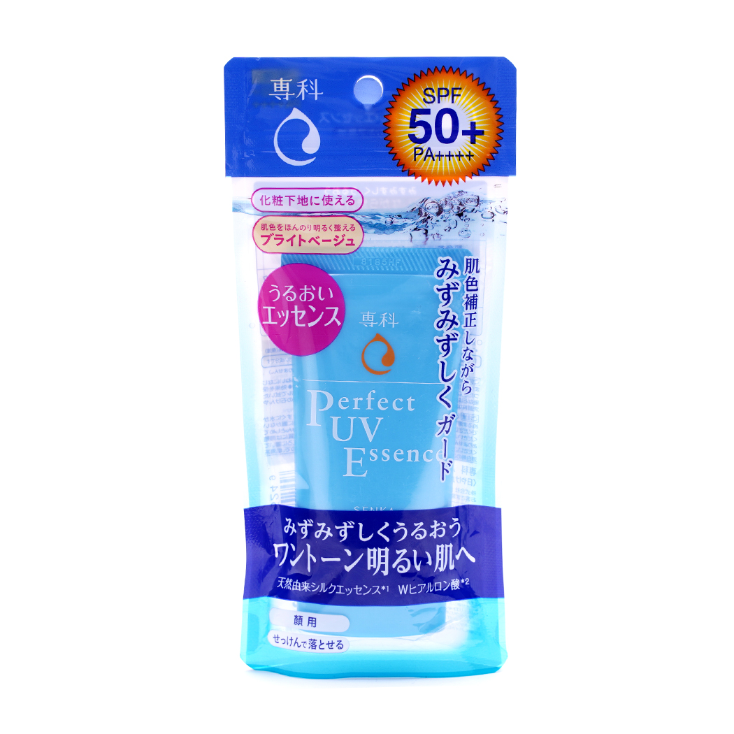 Tinh chất chống nắng Senka Perfect UV Essence SPF 50+ PA++++ (Tuýp 50g)