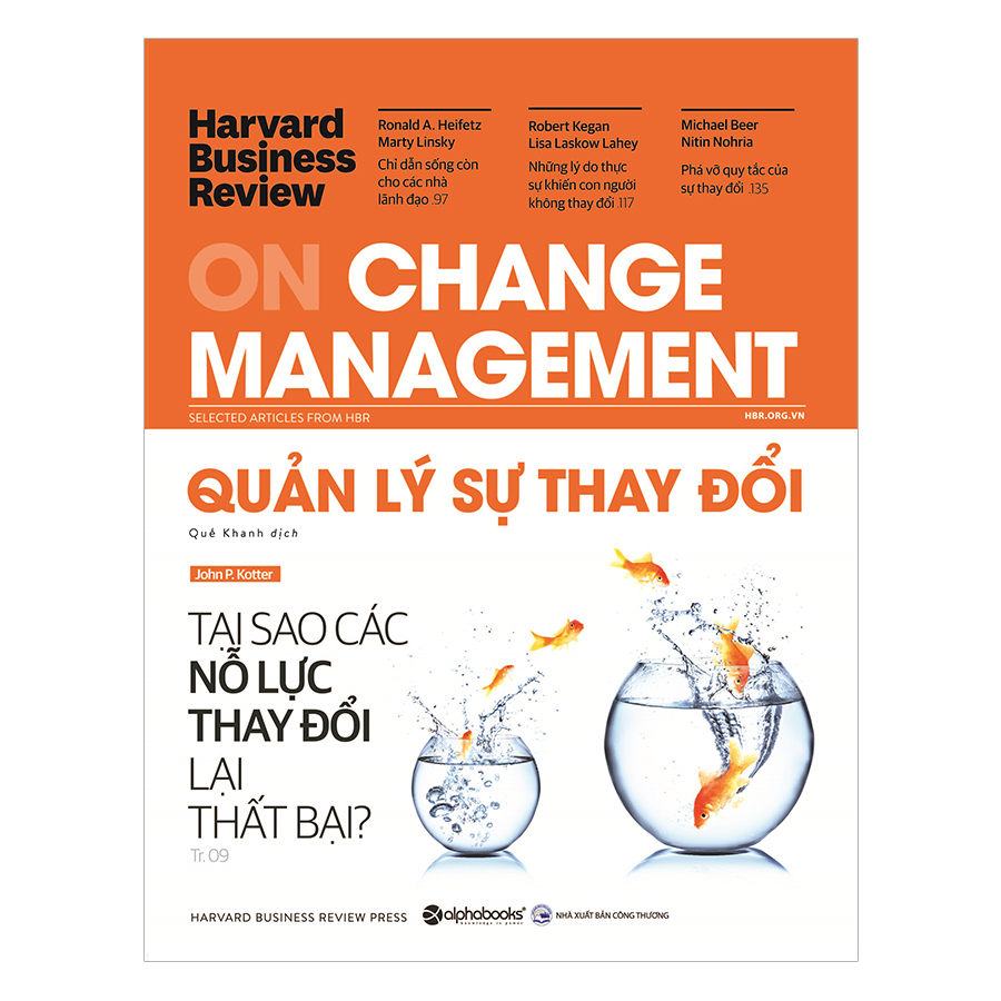 Hình ảnh HBR On Change Manegement - Quản Lý Sự Thay Đổi