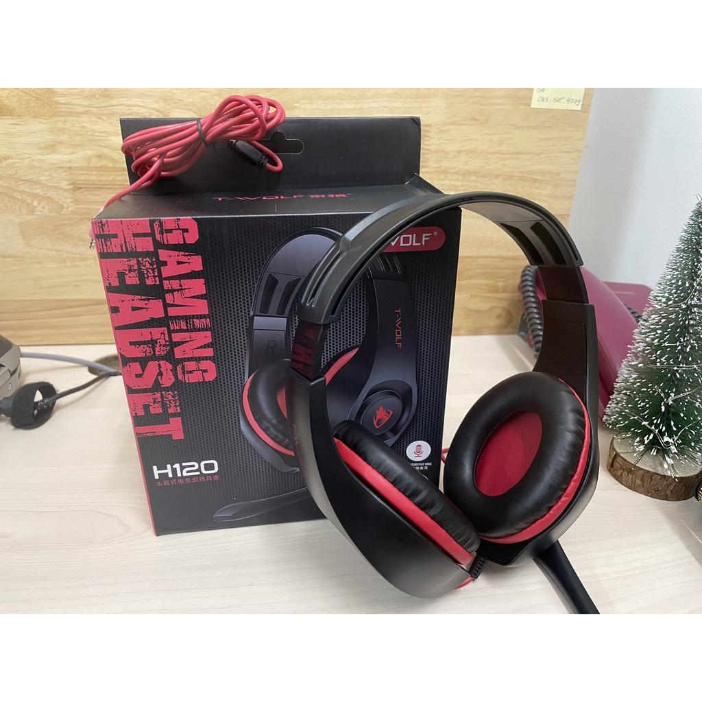 HEADPHONE TAI NGHE GAMING T-WOLF H120 (BH 6 Tháng)