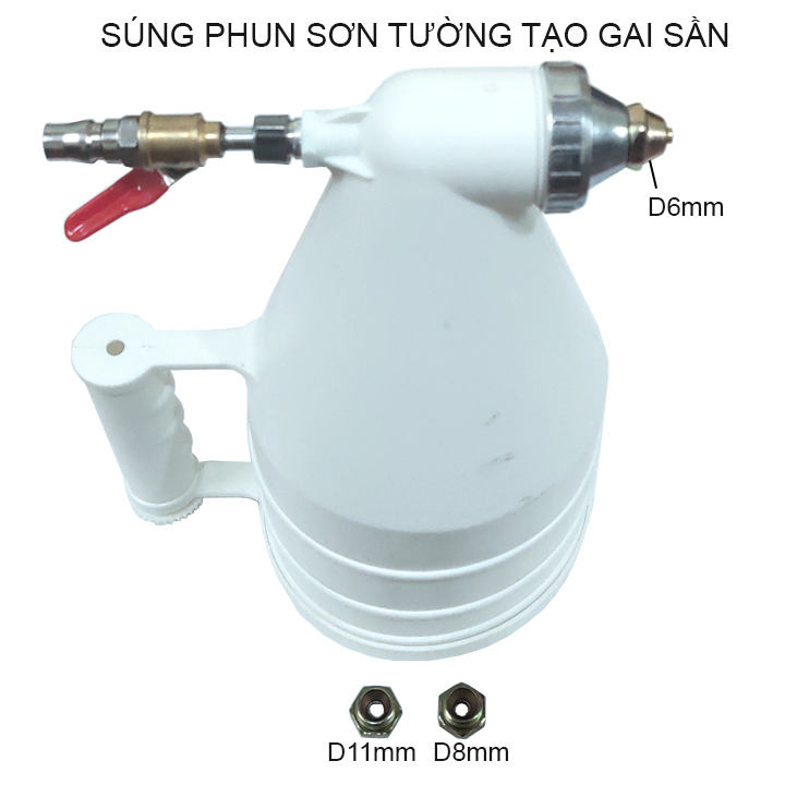 Dụng cụ phun sơn tường tạo gai sần NR02, làm bằng nhựa ABS