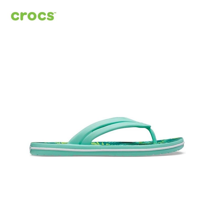 Dép Xỏ Ngón Nữ Crocs Tropical Crocband 207178