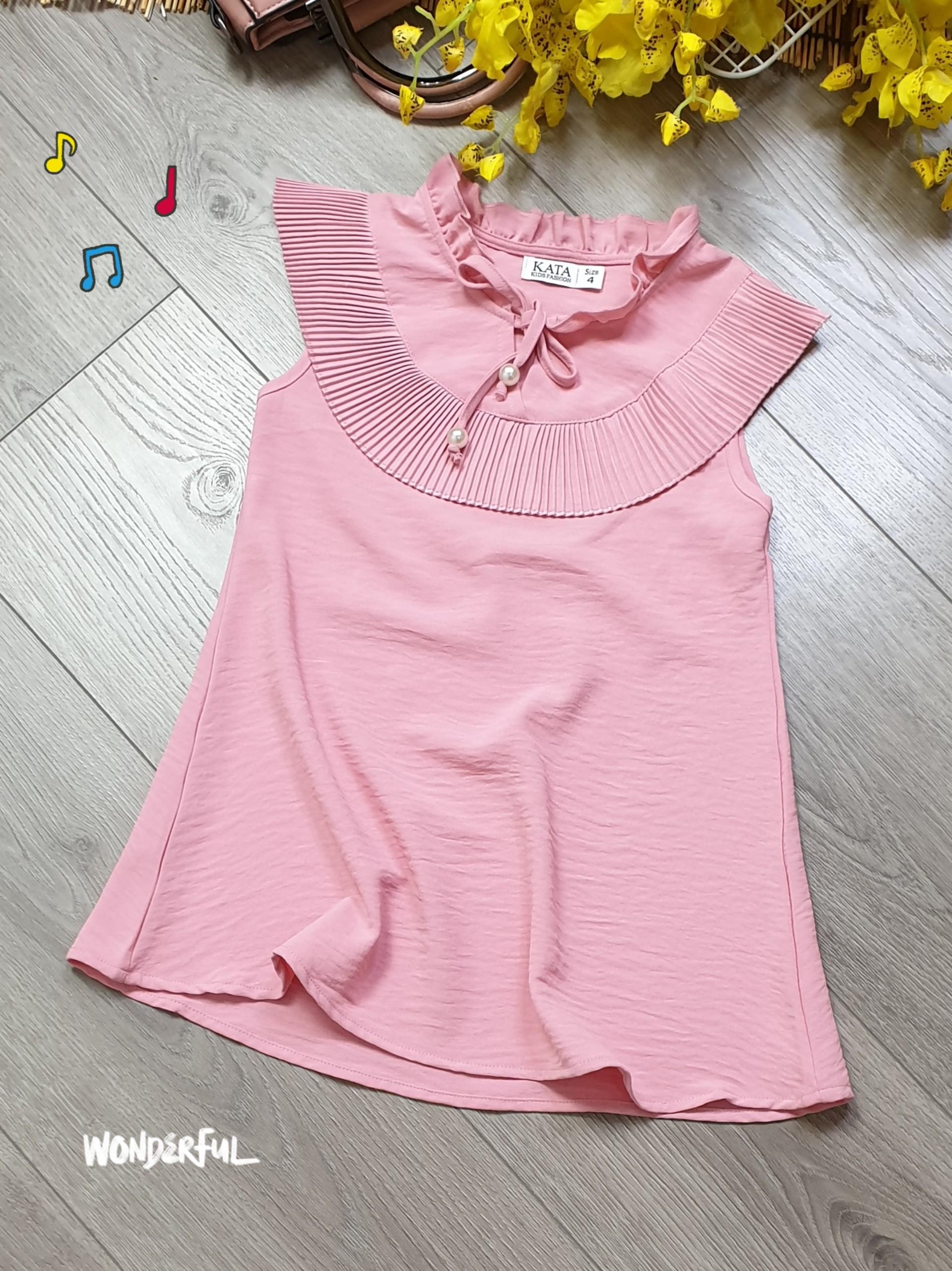 ĐẦM ĐŨI BÈO DẬP LY BÉ GÁI-KATA KIDS FASHION-giao màu ngẫu nhiên