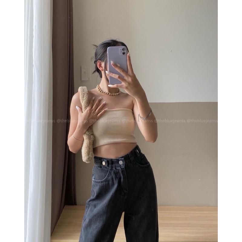 Áo Crop Top Chất Liệu Thun Mát Mẻ - Nhiều Màu