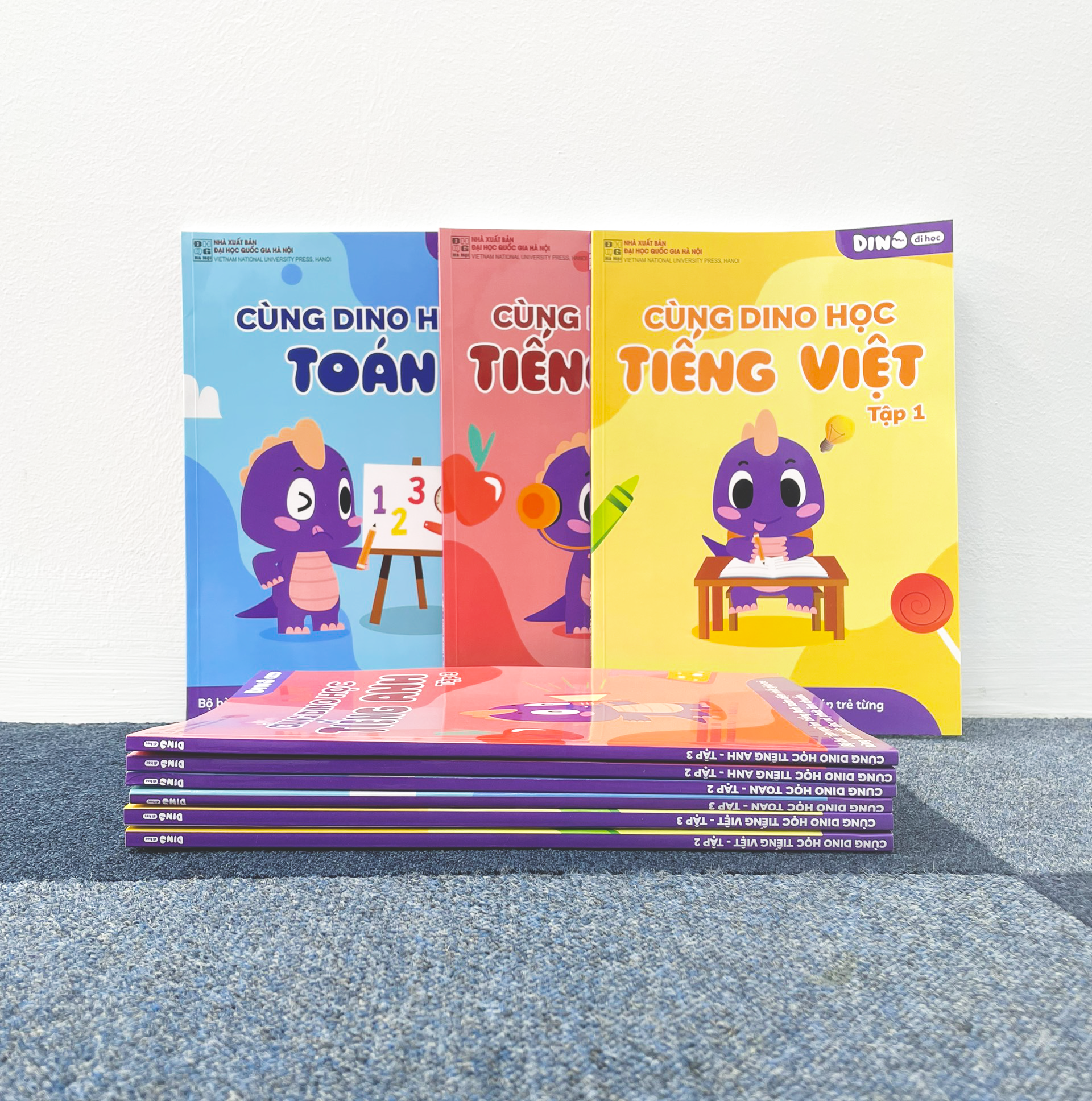 - Sách bổ trợ Dino Đi Học - Cùng Dino vui học cho trẻ từ 3-6 tuổi
