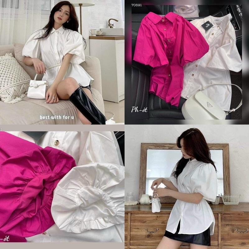 ÁO SƠ MI TAY PHỒNG