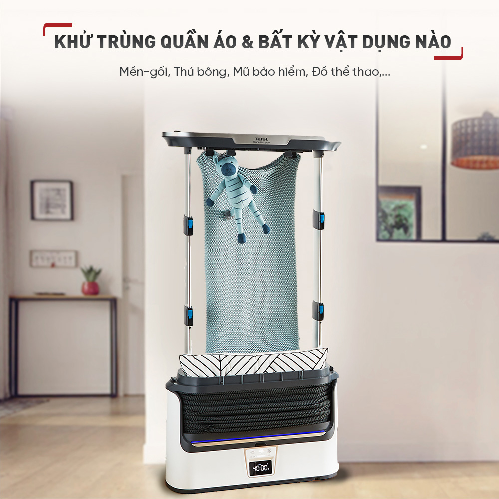 Máy chăm sóc quần, áo đa năng Tefal YT405E1 - Hàng chính hãng