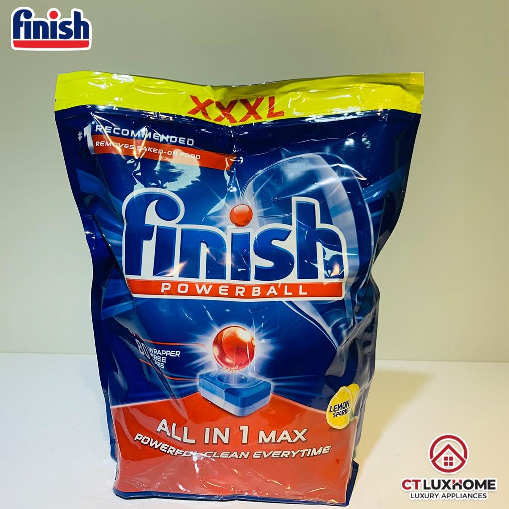 Viên rửa chén bát Finish All In One Max loại 22 viên, 48 viên, 80 viên 