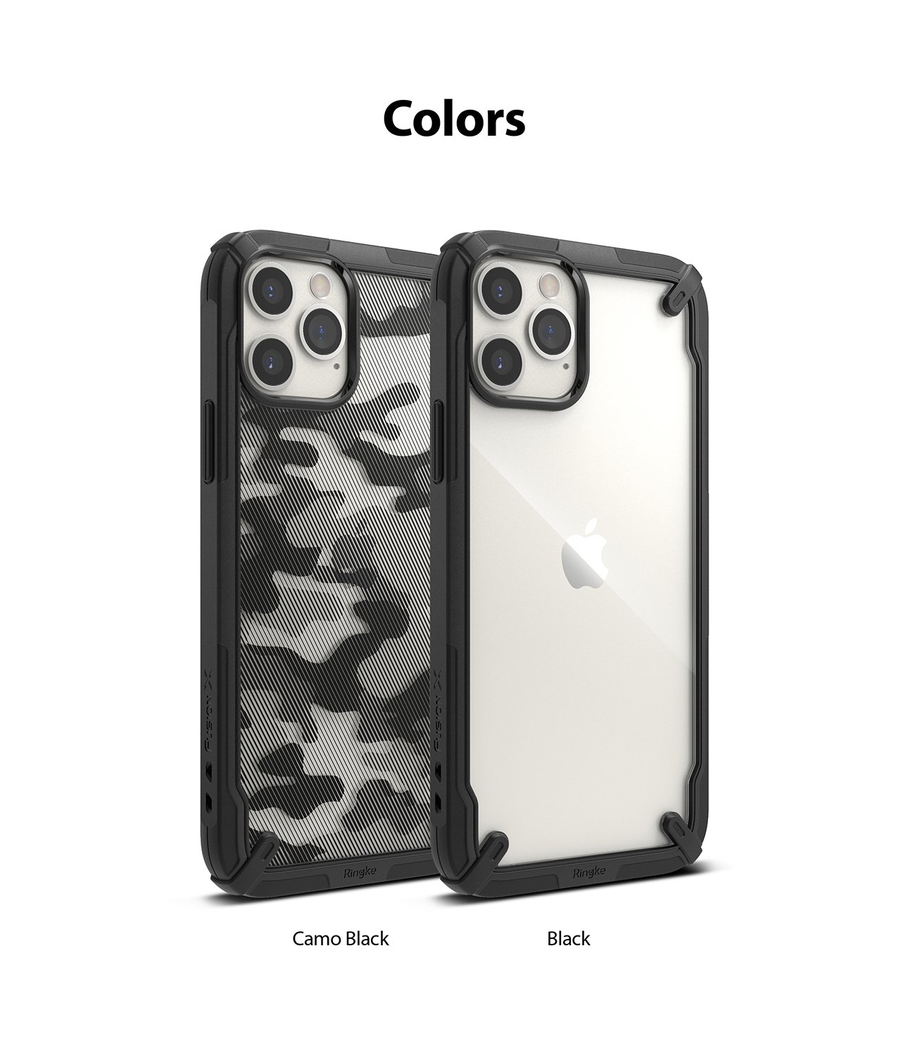 Ốp lưng chống sốc hàng hiệu Ringke Fusion X cho iPhone 12 Series - Hàng nhập khẩu