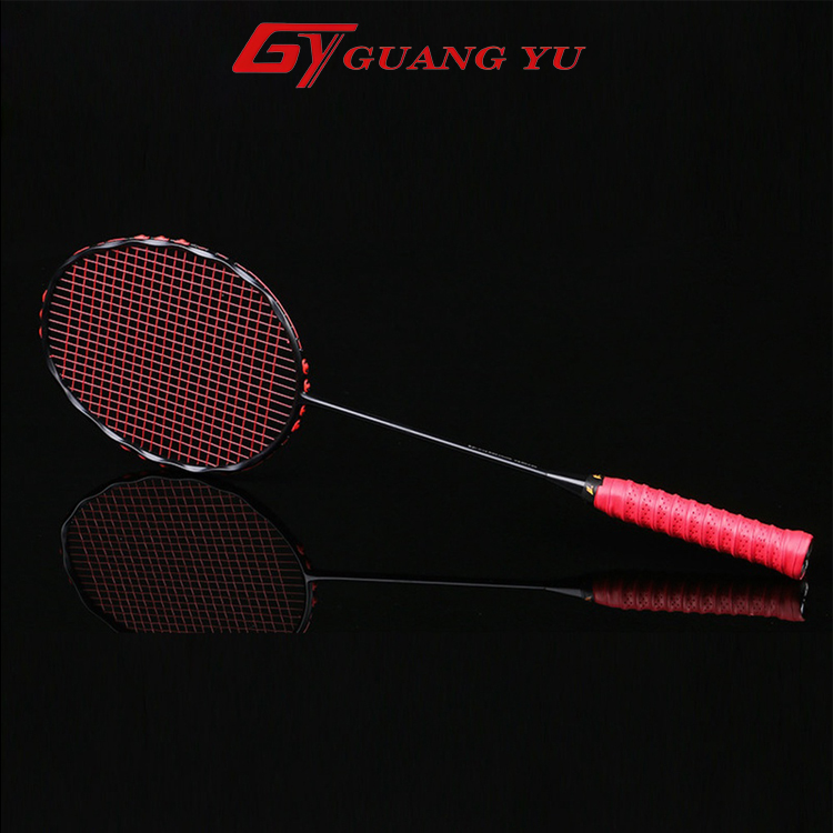 Vợt cầu lông Guangyu 5U khung xoắn carbon lưới đan sẵn ( vợt đơn ) - V06