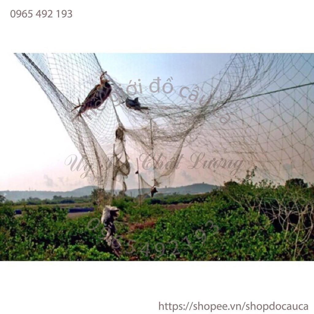 Lưới bẫy chim cu gáy 30m cao 7m mắt lưới 8cm hàng thái lan   docaucagiangnam