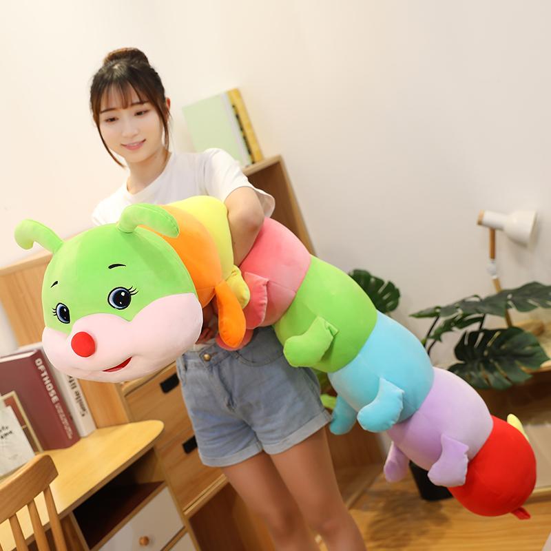 70-150Cm Đáng Yêu Mềm Mại Đầy Màu Sắc Sâu Bướm Sang Trọng Đồ Chơi Gối Trẻ Em Nhồi Bông Sang Trọng Đồ Chơi Con Sâu Mềm Mại Sang Trọng Búp Bê quà Tặng Sinh Nhật