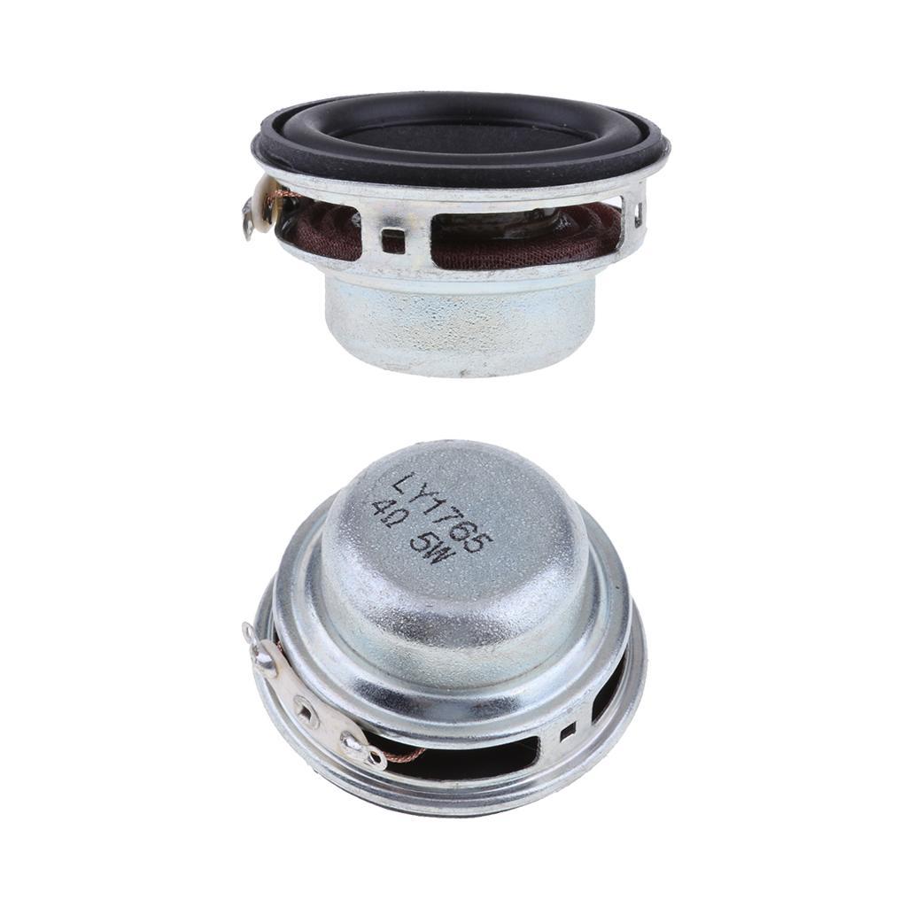 40mm 5W  Speaker Stereo Sound PU 18 Coil Replacement