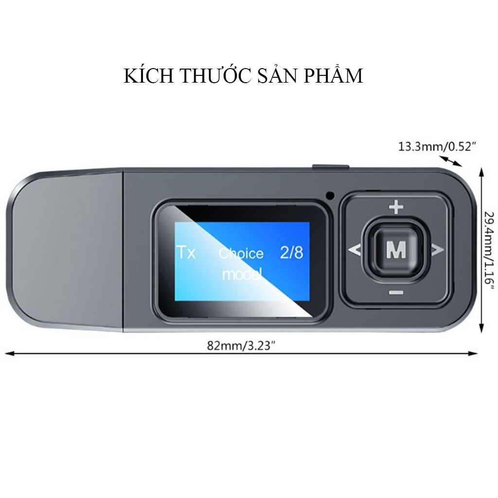 Thiết Bị Thu Phát Nhạc Không Dây Bluetooth 5.0 BT 5IN1 VINETTEAM - Hàng Chính Hãng