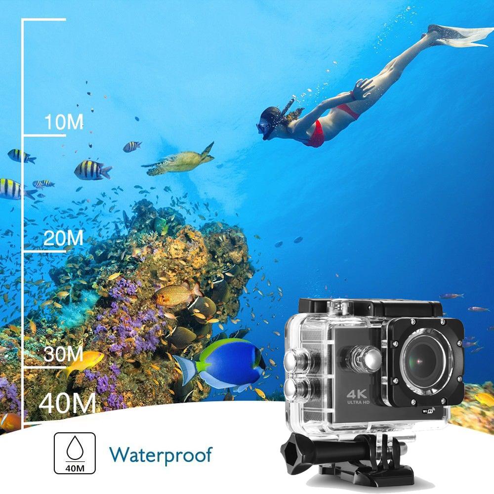 F600 F600R 4K Wifi Action Camera 16MP 170D Sport DV 30M 1080P Go Waterproof Pro Extreme Sports Video Bike Helmet Car Cam Dvr