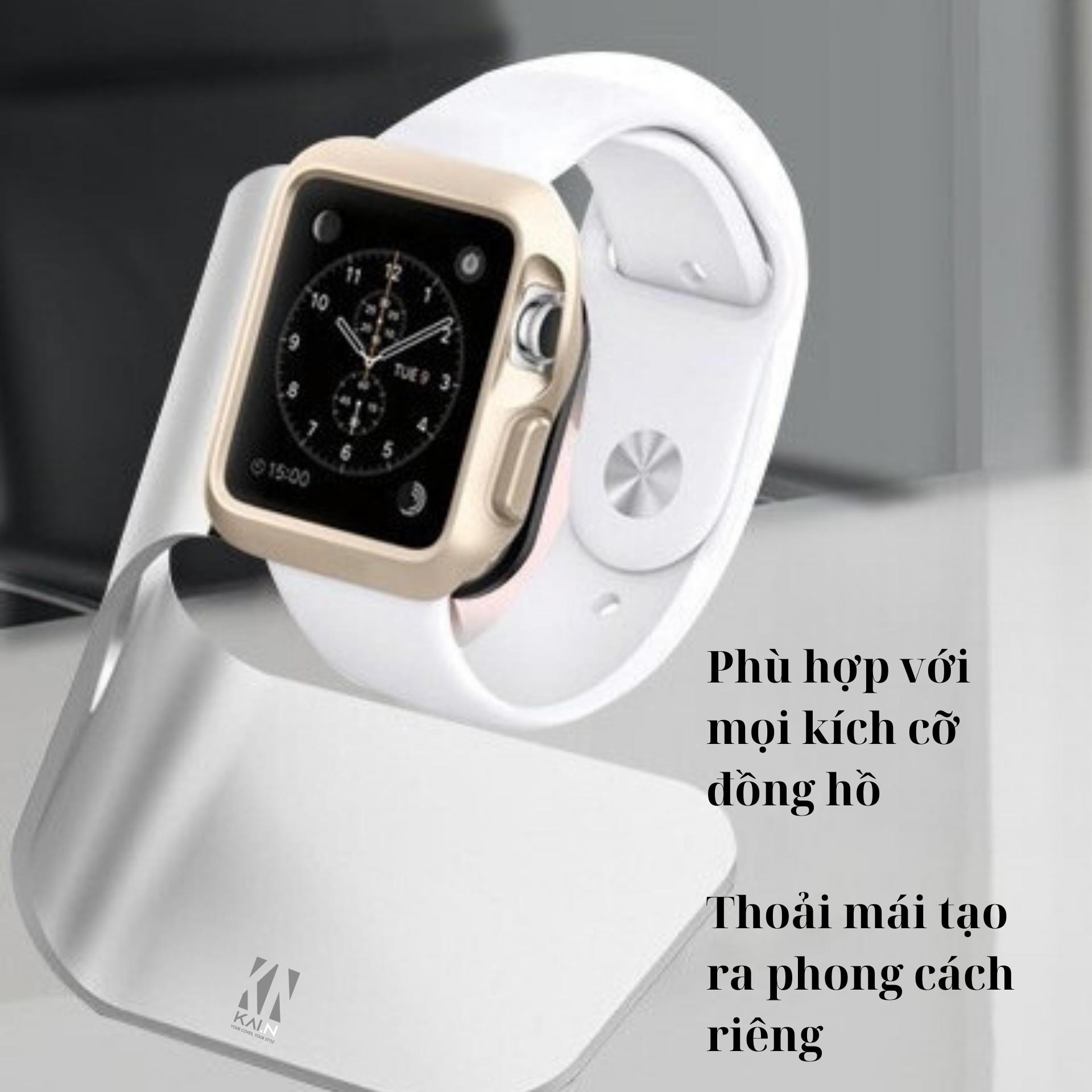 Giá Đỡ Sạc Đồng Hồ Thông Minh Kai.N Metal Stand Dành Cho Apple Watch, Hộp Kim Nhôm Cao Cấp - Hàng Chính Hãng