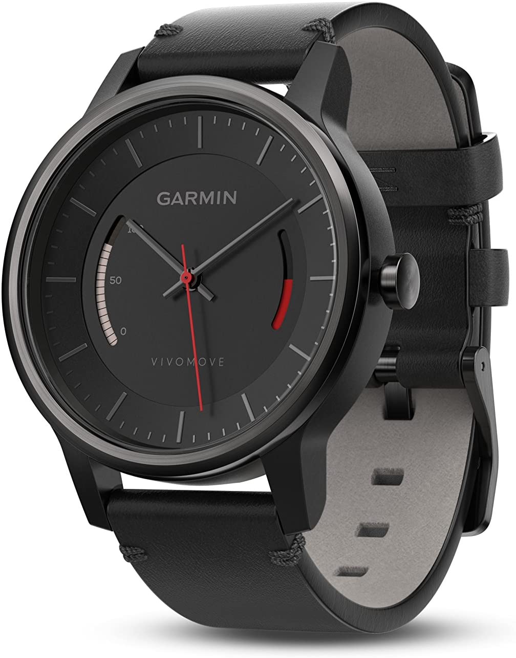 Đồng Hồ Thông Minh Garmin Vivomove Classic (Dây da) - Hàng Nhập Khẩu